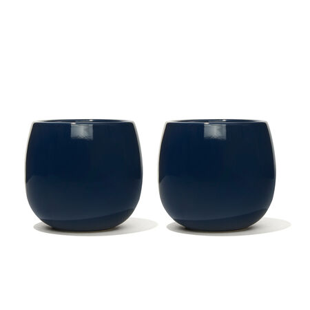 Navy Bubble Cups (set of 2)