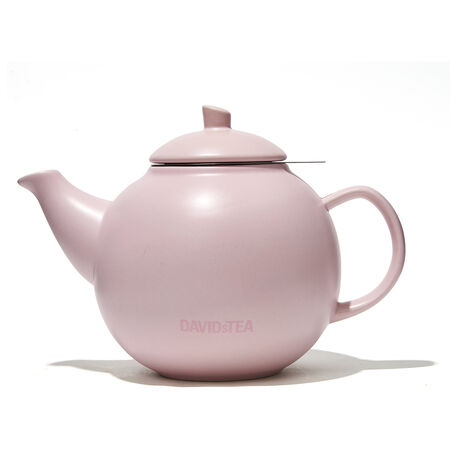 Matte Blush Bubble Teapot