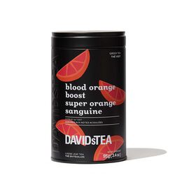 Boîte à motif de thé Super orange sanguine