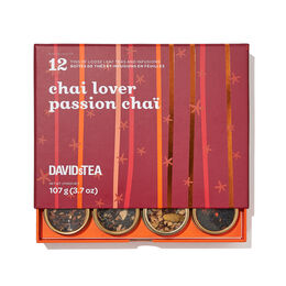 Coffret dégustation de 12 thés Passion chaï