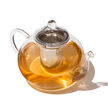 Clear Glass Bubble Teapot