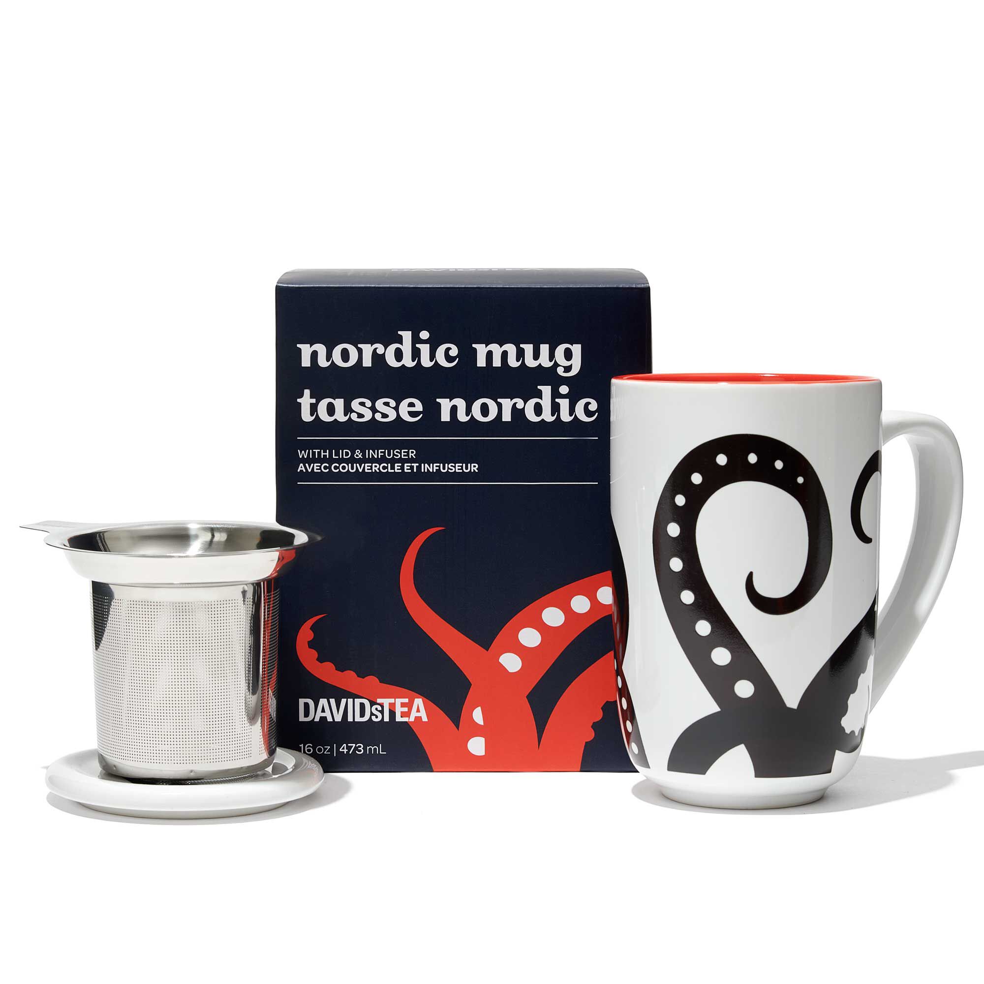 Details about   DavidsTea Partridge colour changing nordic mug BNIB Davids Tea 