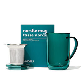 Double Walled Glass Nordic Mug Jade