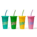 Colour Changing Cold Cups & Lids (set of 4)