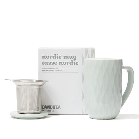 Grey Textured Nordic Mug
