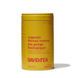 Organic Throat Rescue Tea Printed Tin