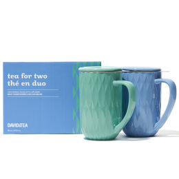 Nordic Mug Gift Set Textured Blue & Green