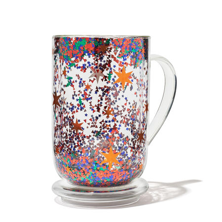 Stars Confetti Glass Nordic Mug