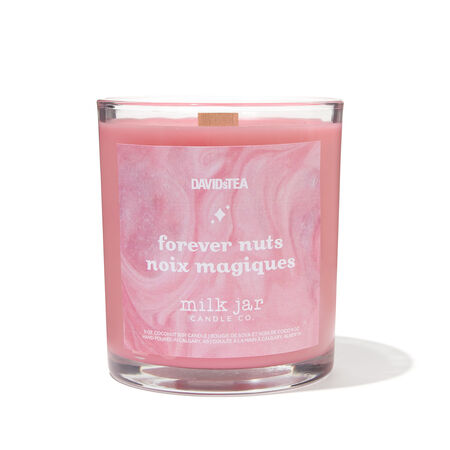 DAVIDsTEA x Milk Jar Candle Co. Forever Nuts Candle