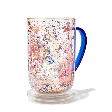 Moon & Stars Confetti Glass Nordic Mug
