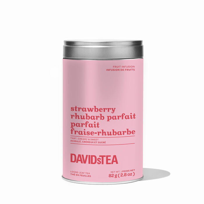 Strawberry Rhubarb Parfait Tea Iconic Tin