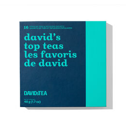 Mini-coffret de sachets de thé Les favoris de David