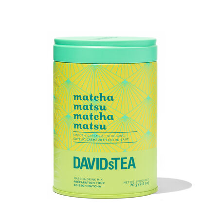 Boîte à motif de thé Matcha Matsu