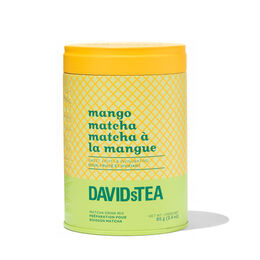 Boîte à motif de thé Matcha à la mangue