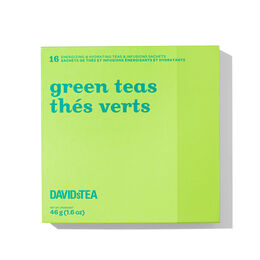 Green Teas Mini Sachet Tea Chest