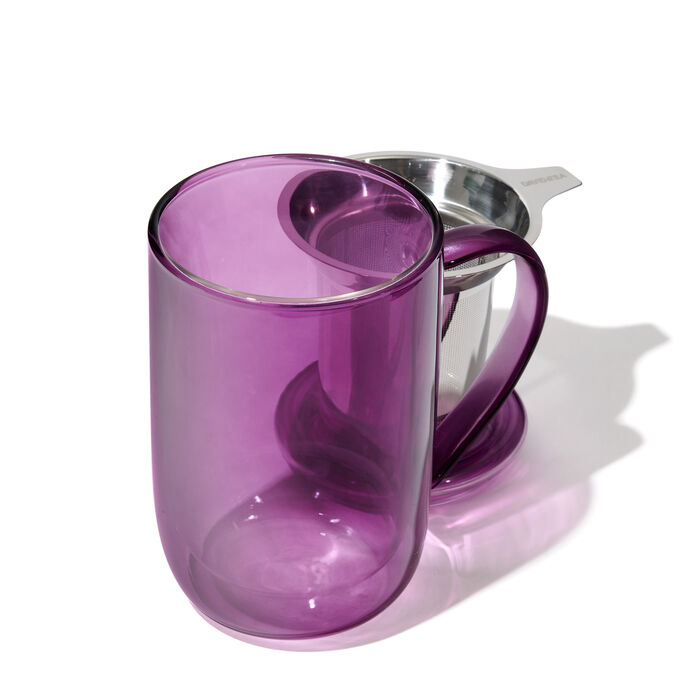 Double Walled Glass Nordic Mug with Infuser