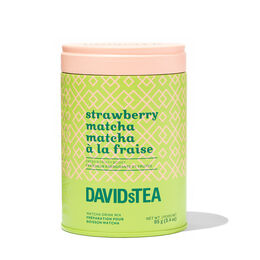 Boîte à motif de thé Matcha à la fraise
