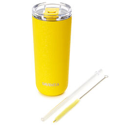 Favourite Tumbler Crackled Yellow