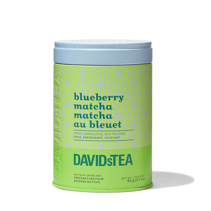 Blueberry Matcha Tea Printed Tin