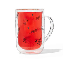 Double Walled Glass Nordic Mug Spruce