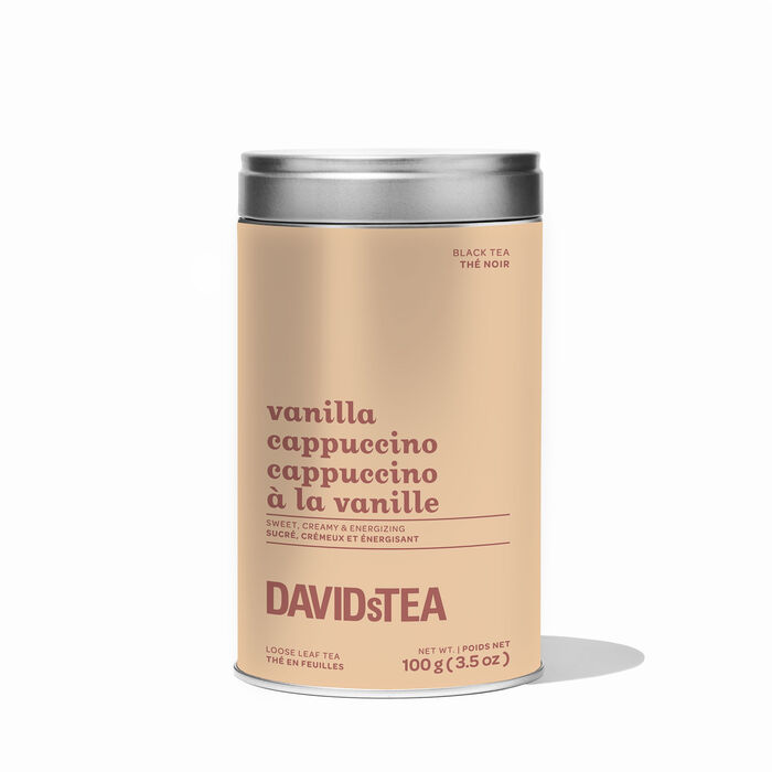 Boîte iconique de thé Cappuccino à la vanille