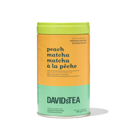 Peach Matcha Tea Printed Tin