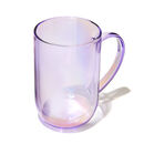 Iridescent Purple Double Walled Glass Nordic Mug