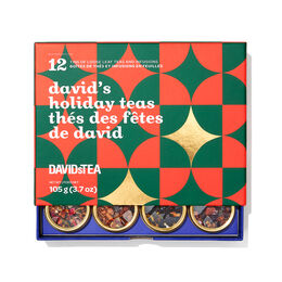 David's Top Holiday Teas 12 Tea Sampler