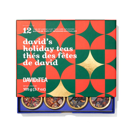 David's Top Holiday Teas 12 Tea Sampler
