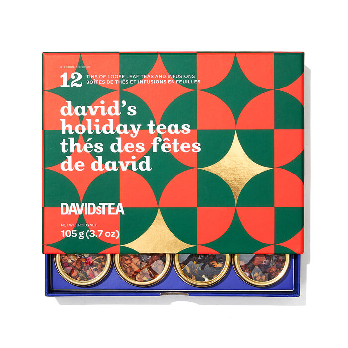 Coffret dégustation de 12 thés Les thés des fêtes de David