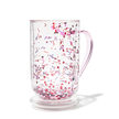 Love Confetti Glass Nordic Mug