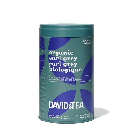 Organic Earl Grey Tea Printed Tin