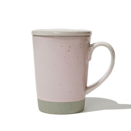 Frosted Pink Speckled Mug