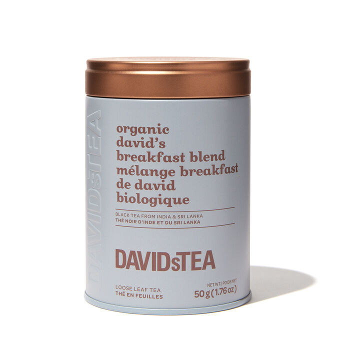 Organic David's Breakfast Blend Tea Printed Tin
