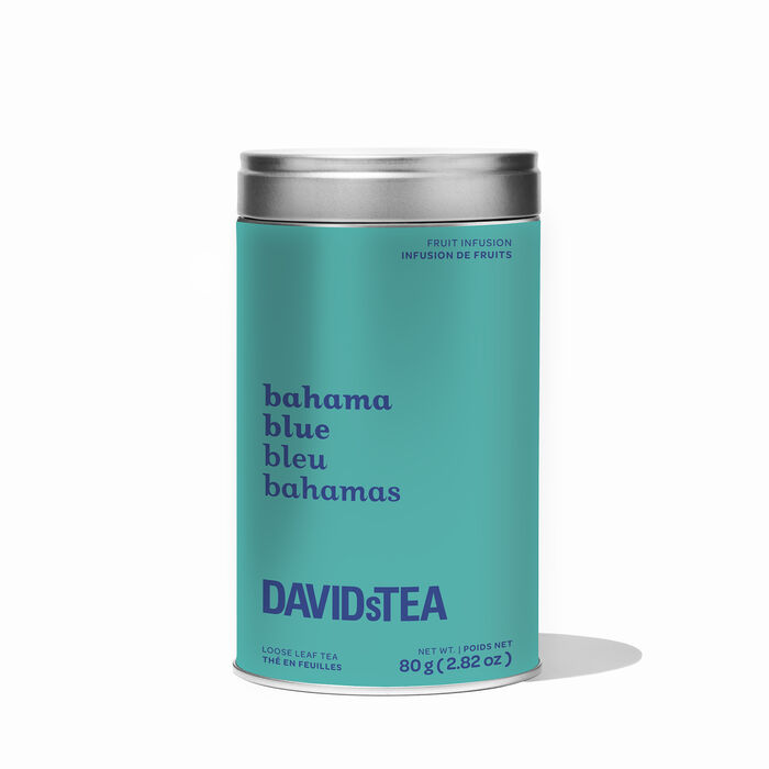 Boîte iconique de thé Bleu Bahamas