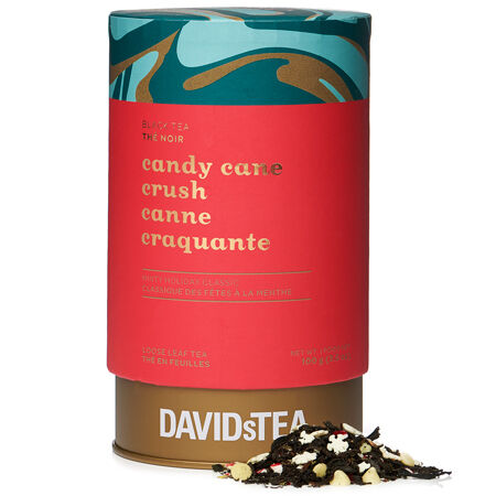 Candy Cane Crush Large Tea Tin
