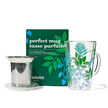 Leafy Double Walled Glass Perfect Mug