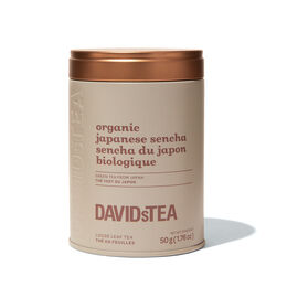 Boîte à motif de thé Sencha du Japon biologique