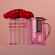 Pink Double Walled Glass Nordic Mug